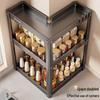 Xihe Kitchen Rotatable Corner Spice Rack