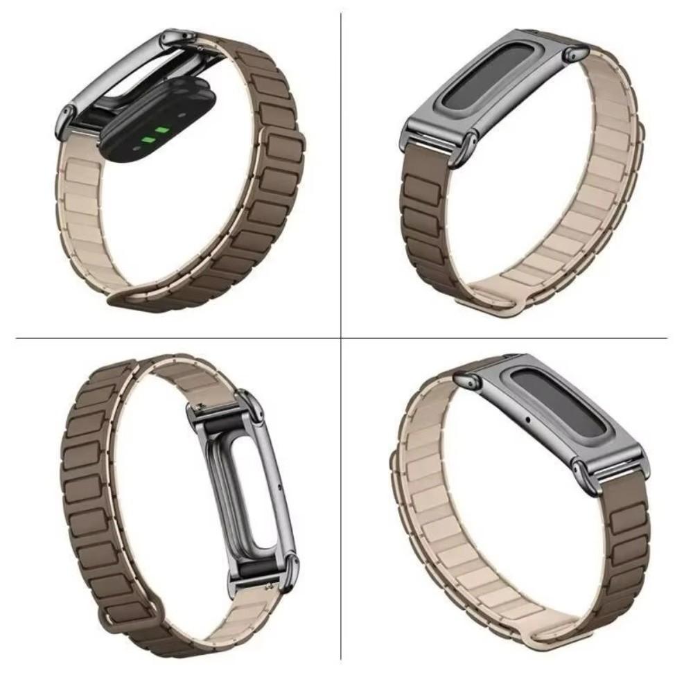 With Metal Case Silicone Watch Band Wristband Bracelet for Google Fitbit Air Smart Band Accessories