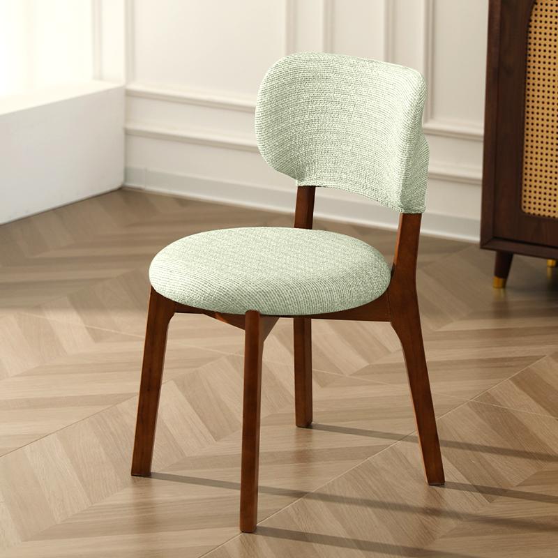 1/2/4pcs Solid Wood Dining Chair Cover Backrest Chair Covers Room Slipcover for Office Dining Chair Protector Cover
