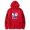 Tegneserie Demon Slayer hettegensere Japansk anime Kimetsu No Yaiba Harajuku Akaza sweatshirts Oversized vinterhettegensere