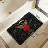 B-BonS J-Jovi Felpudo de Baño Habitación Infantil Decoración de Dormitorio Balcón Felpudo Antideslizante Sala de Estar Alfombra de Bienvenida
