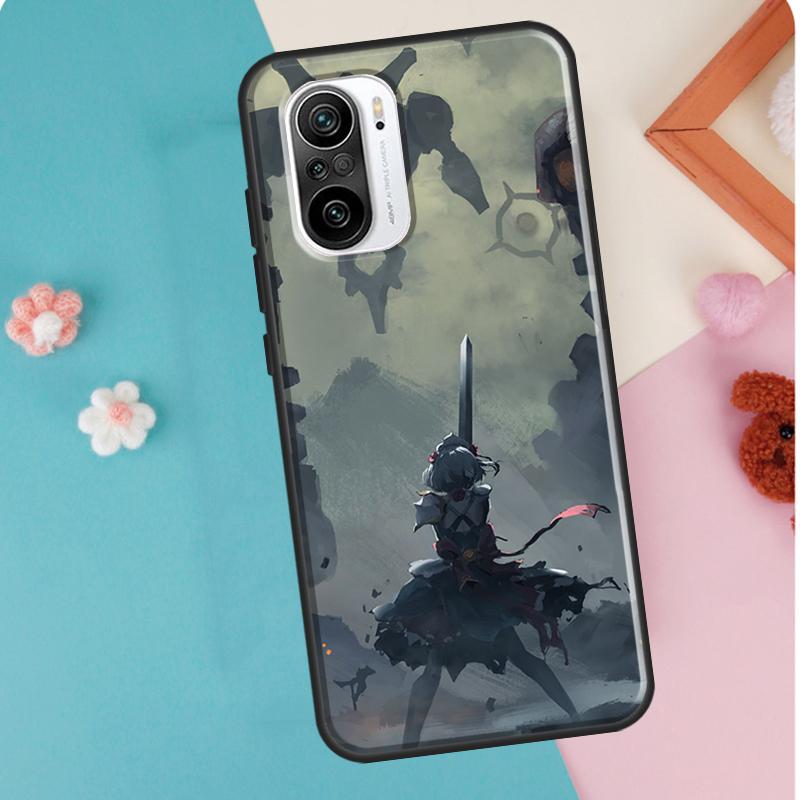 Anime-Spiel Genshin Impact Hülle für POCO F3 F1 F2 M3 M4 X4 Pro GT X3 Pro Hülle für Xiaomi Mi 11 Lite 12 X Mi 11T Pro