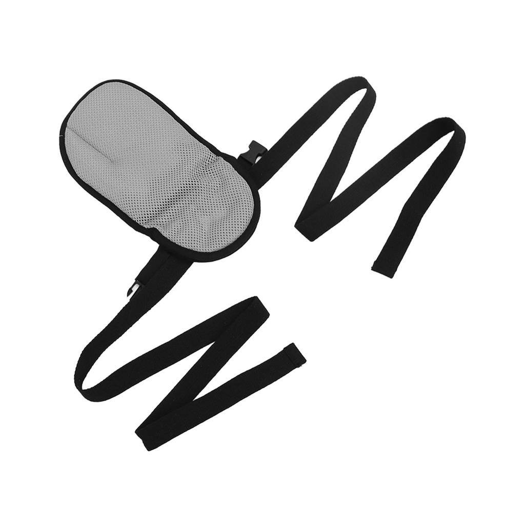 Netz Demenz Handfesselhandschuh Atmungsaktiv Verstellbar Sicherheitskontrollhandschuh für ältere Menschen Grau