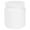 Wide Mouth Airtight Plastic Storage Jar Large Capacity for Powder Milk Protein Coffee Powder Food Storage Kitchen Pantry Travel