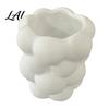 Gift for Students And Beauty Enthusiasts 3D Bubble Cloud Shape Pen Holder Desktop Storage Organizer Matte Milky Office Desk Cup White Aesthetic