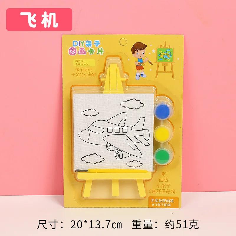 Cartoon DIY Drawing Board Children s Coloring Graffiti Painting Kindergarten Painting Stand