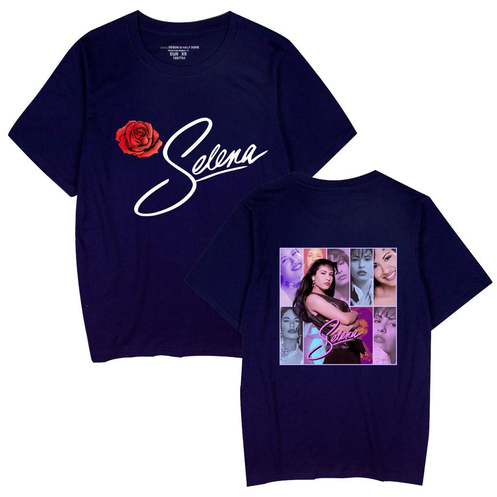 Singer Selena Quintanilla TShirt Women Short Sleeve Cotton Tshirts Casual Summer ONeck Cool Tees Shirt