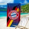 Asciugamano da Spiaggia Stampato Football Club Monaco, Microfibra Super Morbida, Regalo Perfetto Compleanno, per Piscina, Spiaggia, Viaggio, per famiglia e amici