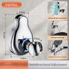 Handbrausehalter Wandmontage Verstellbarer Duschhalter ABS Chrom Schwarz Grau Badezimmer Duschmontagehalterungen