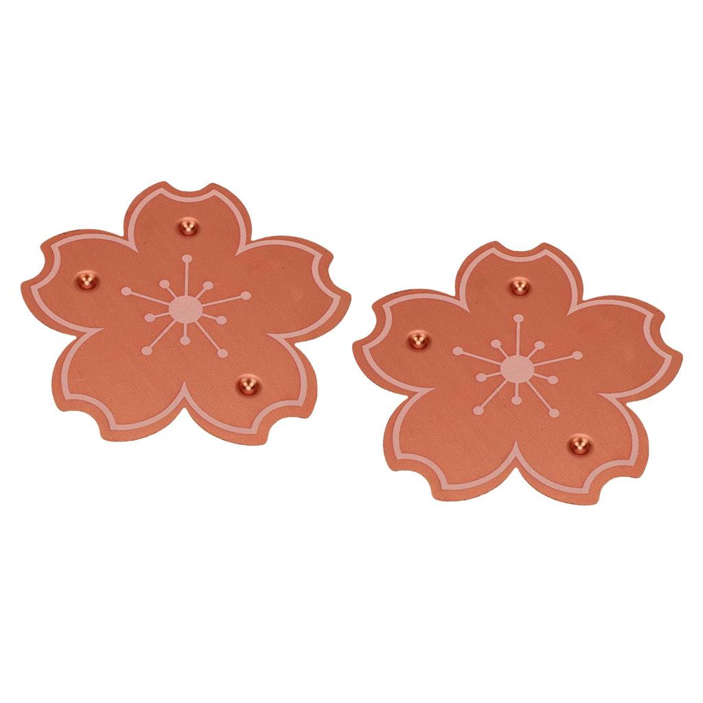 2 Pcs Bird Bath Copper Disk Bird Bath Purification Disk Birdbath Accessories with Stable Triple Point Support
