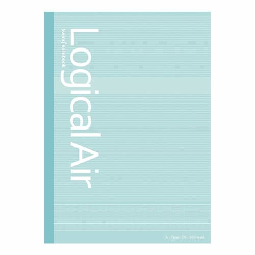 Nakabayashi Logical Air Note 5-Book Pack Semi-B5 A-lined Pale Tone Series No-B585A-5P