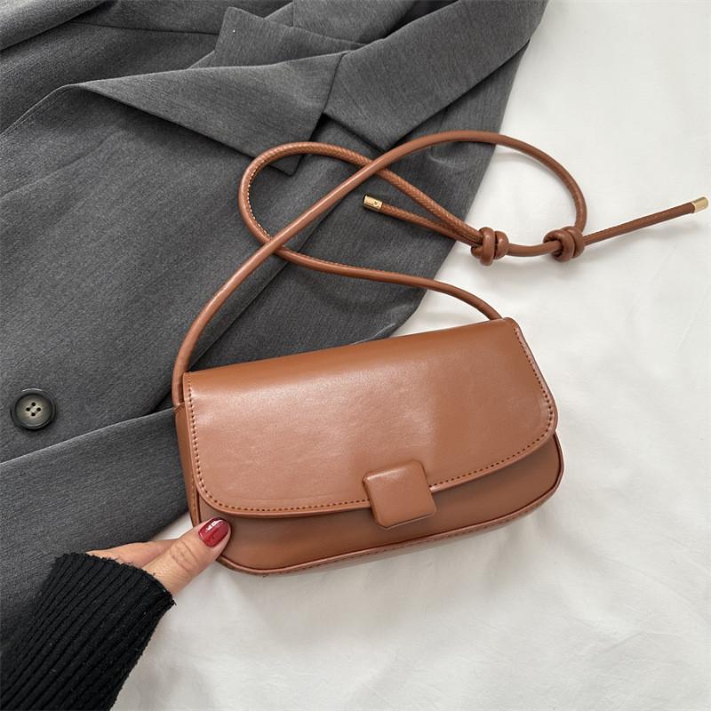 Fashionable Trendy Shoulder Bag Stylish Chic Small Square Purse For Women Autumn