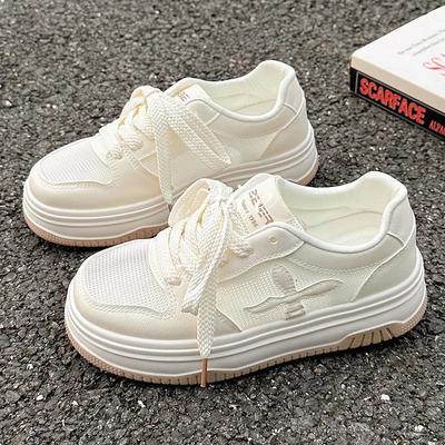 Fashion 2024 New Fashion Women's Casual Vulcanized Shoes New Trend Versatile Thick-soled Shoes Women's Breathable Tennis Shoes Zapatos