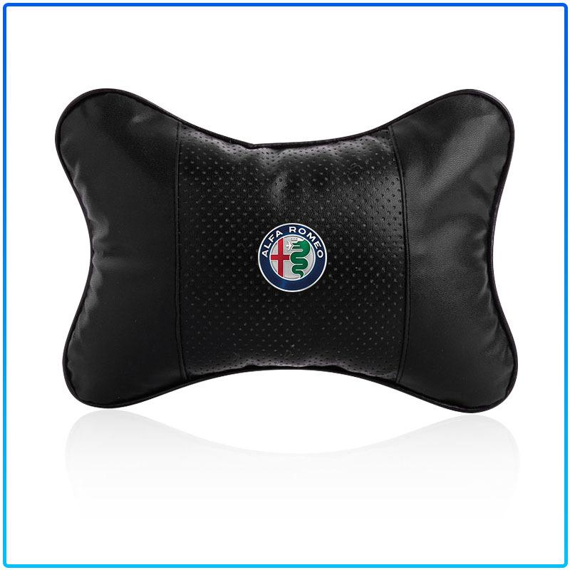 For Alfa Romeo 147 159 156 Giulietta Giulia Mito Spider Alpha Nheadrest 1/2Pcs Car Neck Pillows Car Headrest Cushion Support Seat Accessories