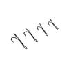 20PCS #6-#12 Salmon Double Fly Hooks High Carbon Steel Black Nickel Sharp Barb Streamer Wet Flies Trout Steelhead Fishing Lures