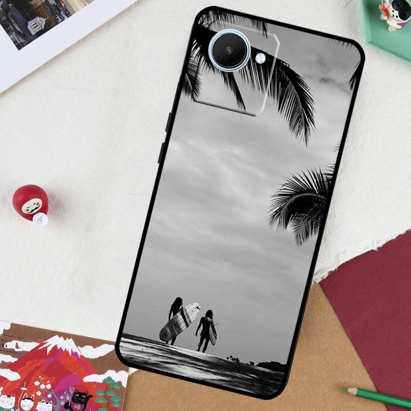 Surfing Wave For Realme 14 Pro Plus 13 10 11 12 GT 6 5 6T GT7 Pro C61 C55 C53 C51 C21Y C25S C67 C75 Case