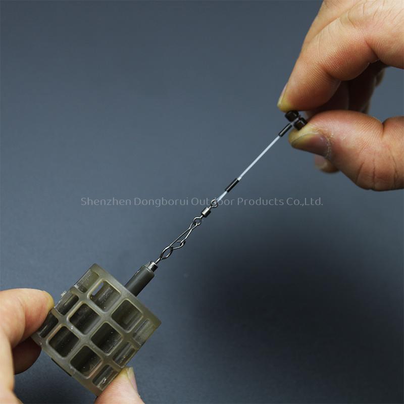 3pcs Carp Fishing Accessories Stiff Feeder Designedfor Fishing A Free-Running Rig Size 4.5/6.5/ 8.5cm For Fishing Feeder Tackle
