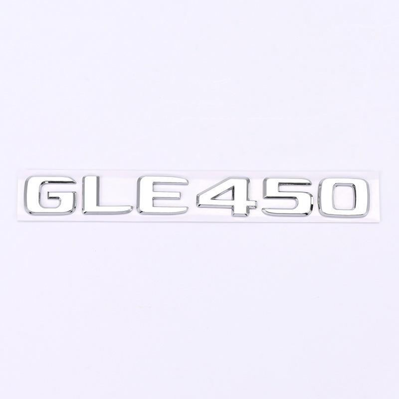 Compatible with New Mercedes GLE320, GLE400, GLE450, GLE500 Tail Badge Number Stickers