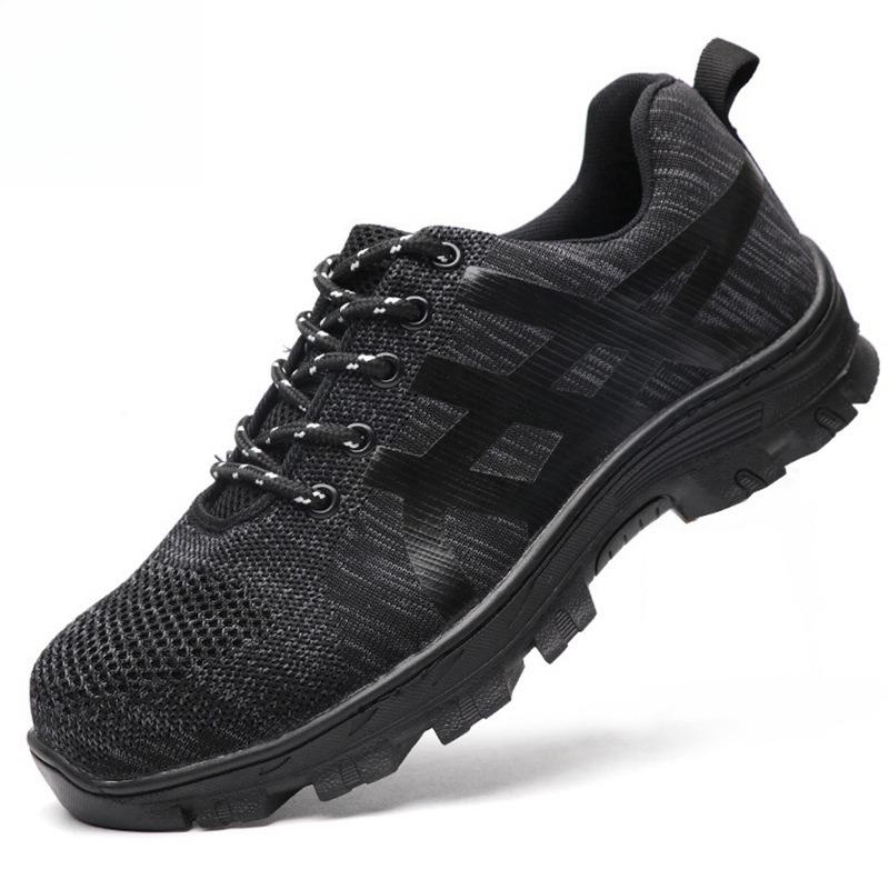 

Большой размер 50 Дышащие рабочие ботинки Мужская защитная обувь Строительная Защита от ударов и проколов Стальной подносок Мужские защитные ботинки 48