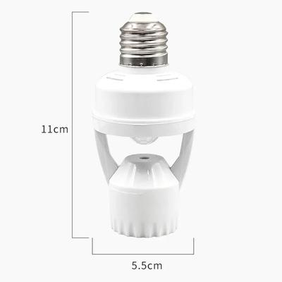 E27 Lamp Holder With PIR Motion Sensor LED Lamp Base Intelligent Switch Socket Converter AC85-265V For Led Bulb Lighting