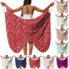Leichtes Strandtuch mit Blumenmuster zum Umwickeln für Damen, weiches Mikrofaser-Badetuch, schnell trocknendes Schal für Reisen, Schwimmbad