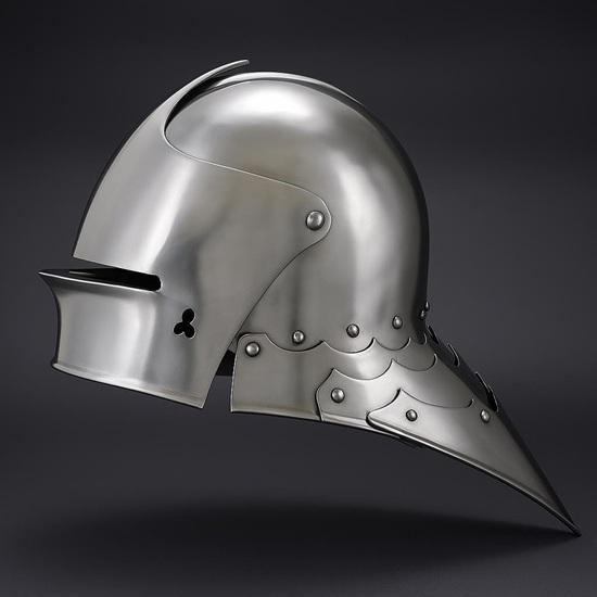 Handmade Medieval Gothic Sallet Helmet Perfect for Renaissance Fair, Cosplay, LARP, Halloween Costume Authentic Steel Armor Replica