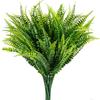 Artificial Plants Plastic Persian Fern Leaves For Home Wedding Party Balcony Decor Flower Arrangement Accessories Bride Bouquet