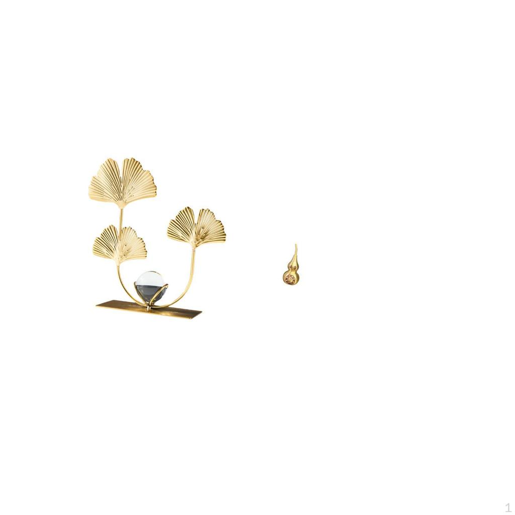 Leaves Statue Bookshelf Gourd Sculpture Birthday Housewarming Gift Bedroom Holiday Decorative