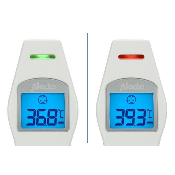 Alecto BC-37 - Forehead Thermometer, Infrared, White