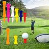 50Pcs/lot Golf-Tees Plastic Step Down Unbreakable 70/57/51/45/38/32mm Colorful
