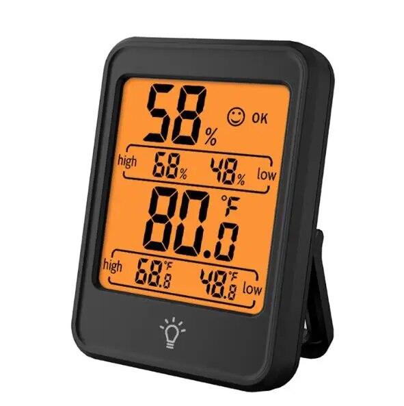 

РК-цифровий гігрометр Кімнатний термометр з магнітною підставкою Портативний домашній офісний монітор температури Термометр Гігрометр