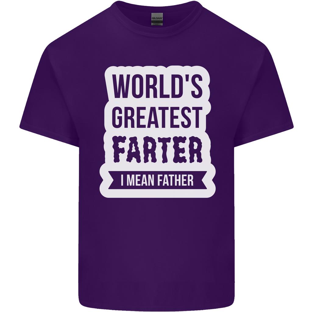 Vatertag Furzer Lustig Blähungen Furz Unisex Leichtes Baumwoll-T-Shirt