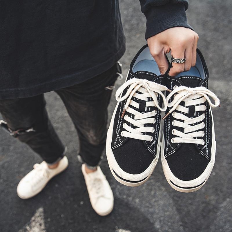 52166 men's shoes low-top canvas shoes men's spring and summer new little white shoes men's fashion trendy shoes versatile board
