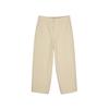 LESS Women's 2024 Autumn Paper Khaki Straight Cropped Pants