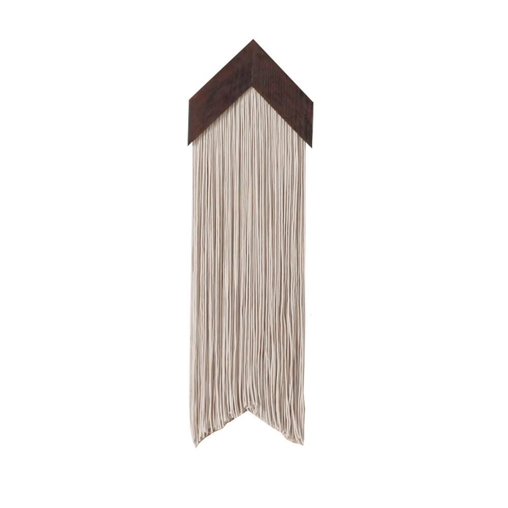 Nordic Style Wooden Cloud Tapestry with Cotton Rope and Tassels - DIY Kit