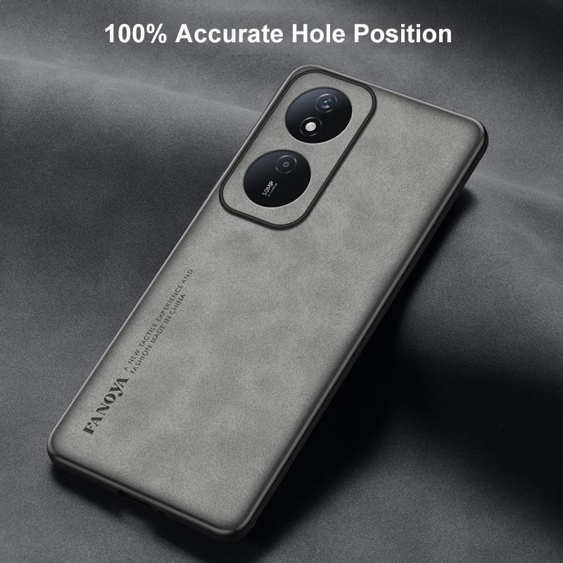 Für Honor 90 Smart 5G Hülle Luxus PU Leder Handyhülle Für Honor X7B HonorX7B Rückseite Silikon Stoßfest Vollschutz