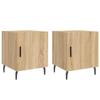 VidaXL Bedside Tables 2 Pcs Sonoma Oak 40x40x50 Cm Engineered Wood 827603