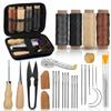 Leather Sewing Craft Kit With Case Threads