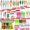 Fishing Lure Set Freshwater Saltwater Bait Minnow Spoon Soft Hard Frog Bass Trout Pike
