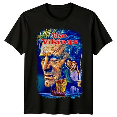 Die Wikinger (1958) T-Shirt im Retro-80er-Jahre-Stil, inspiriert von Filmplakaten