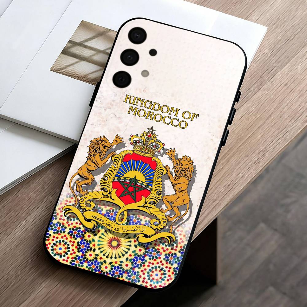 M-Morocco F-Flag phone Case For Samsung Galaxy A73,A72,A71,A70,A53,A52,A51,Others Soft Black Shell Samsung a22 4g
