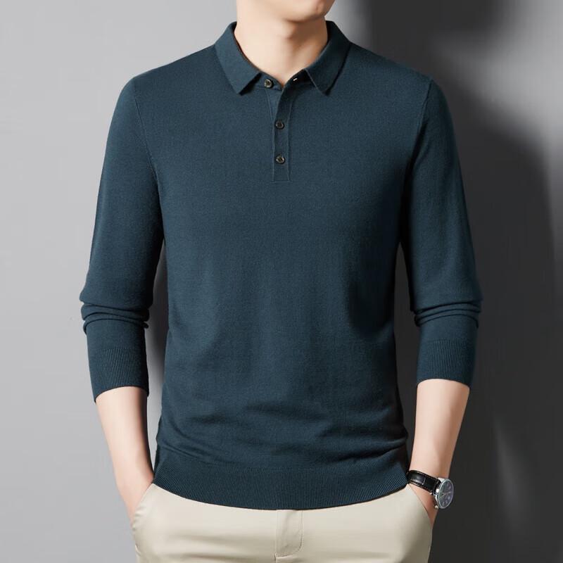Men's Long Sleeve Knit Pullover