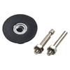 Rotary Disc Pad Holder Maintenance Metal Parts Repairing Round Shank Rubber 1 4 ' ' Hex Shank 2Inch 3Pcs set 45mm