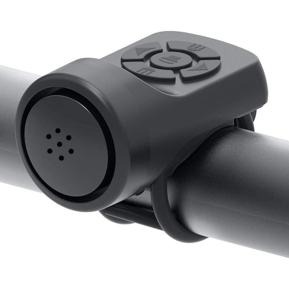 Universal Bicycle Bell with USB Rechargeable Horn and Alarm