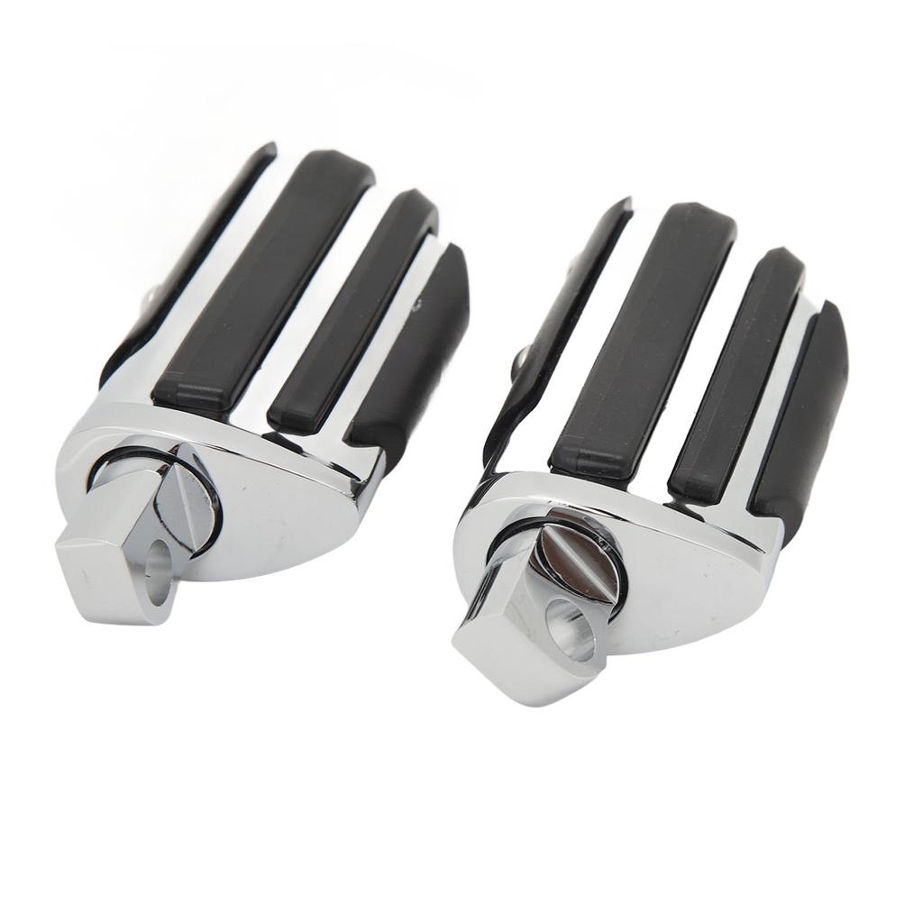 2PCS Motocyklové dálniční kolíky Levý Pravý Otočný pedál s úchytem pro těžký provoz pro cestování