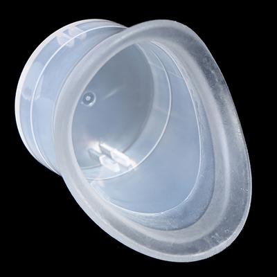 Tazza per lavaggio oculare in silicone morbida riutilizzabile da 2 pezzi