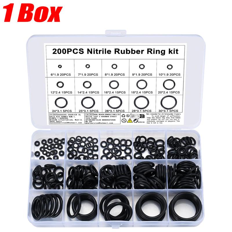 

Rubber O-Ring Kitchen Tap Sealing Gaskets Electrical Hydraulic Plumbing Washers Seal O-Ring for Automotive Faucet Assortment Kit