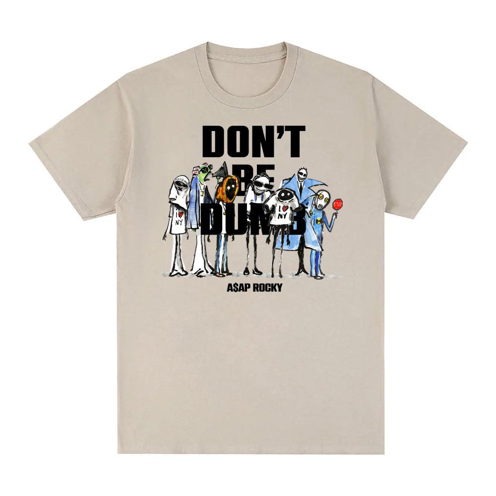 2026 New Album DON’T BE DUMB T-shirt American Rapper American Rapper Graphic Printing Hip Hop 100%Cotton Tee-shirt High Quality Anime Shirt Y2k Clothe