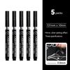 6/1pcs Chrome Pen Marker Reflective Mirror Electroplating Paint Repair Marker For Rock Ceramic Glass 0.8/1/2mm Nib Art Craftwork