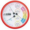 Thermo-Hygrometer F-3LII, Red, 15cm, Heatstroke Caution, Round, Rainproof, 70600